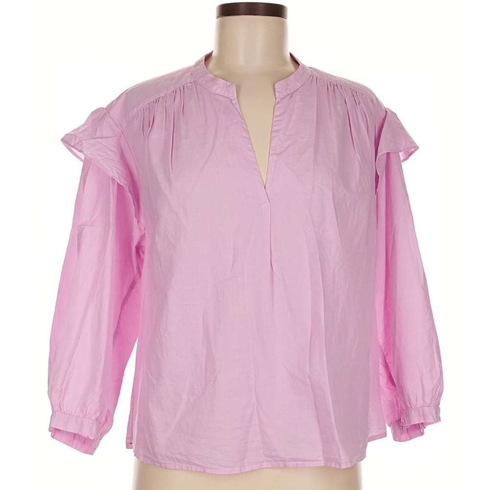 XiRENA Aria Pink 3/4 Sleeve Top